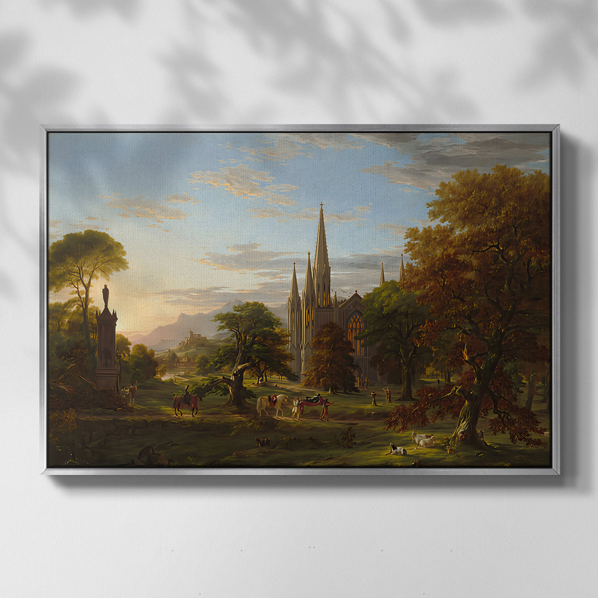 The Return, 1837 - Floater Framed Canvas Print