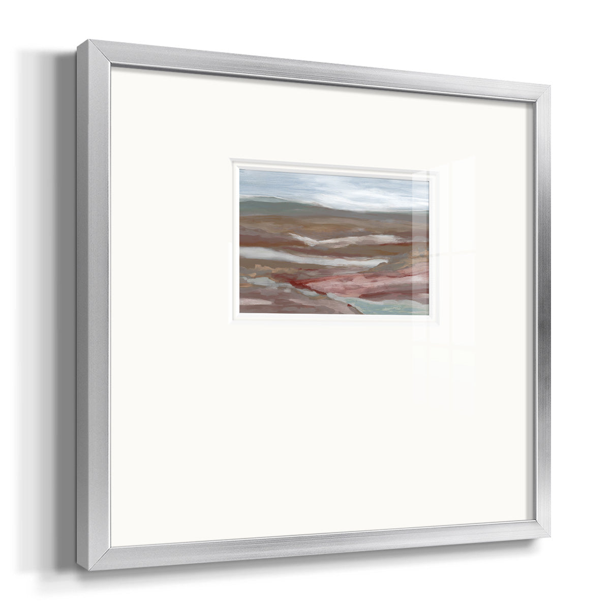 Valley of Fall Premium Framed Print Double Matboard