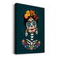 Bright Day of the Dead II Premium Gallery Wrapped Canvas - Ready to Hang