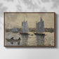 Two Schooners, Gloucester, c. 1880 - Floater Framed Canvas Print