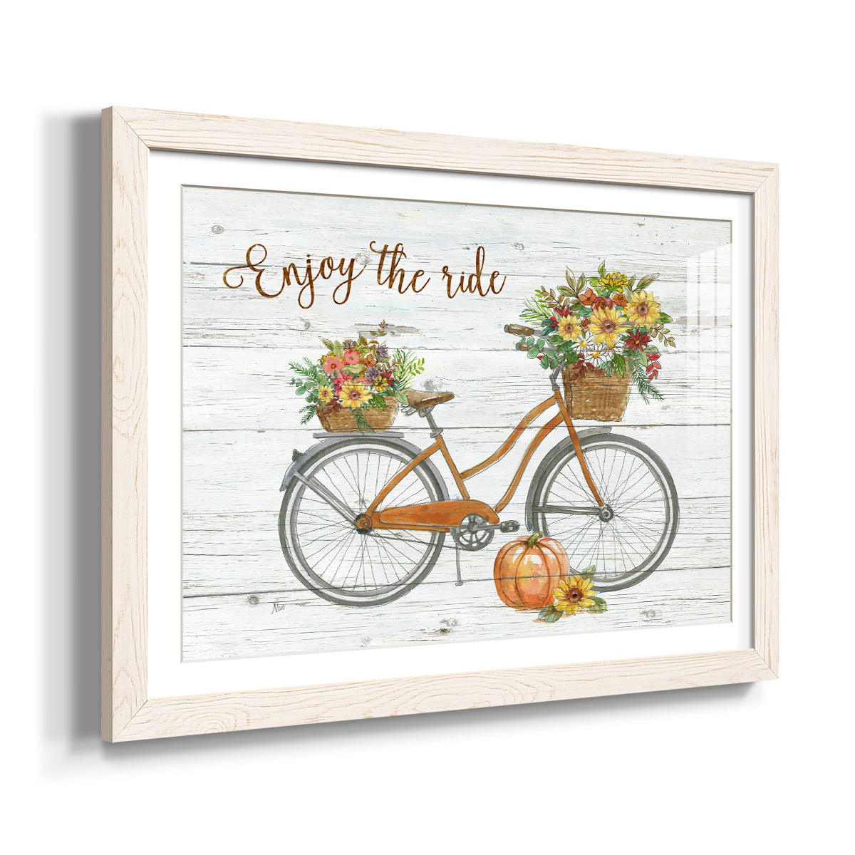 Harvest Bike - Barnwood Framed Art Print