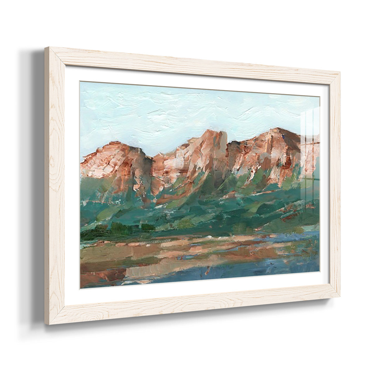 Heading West I - Barnwood Framed Art Print