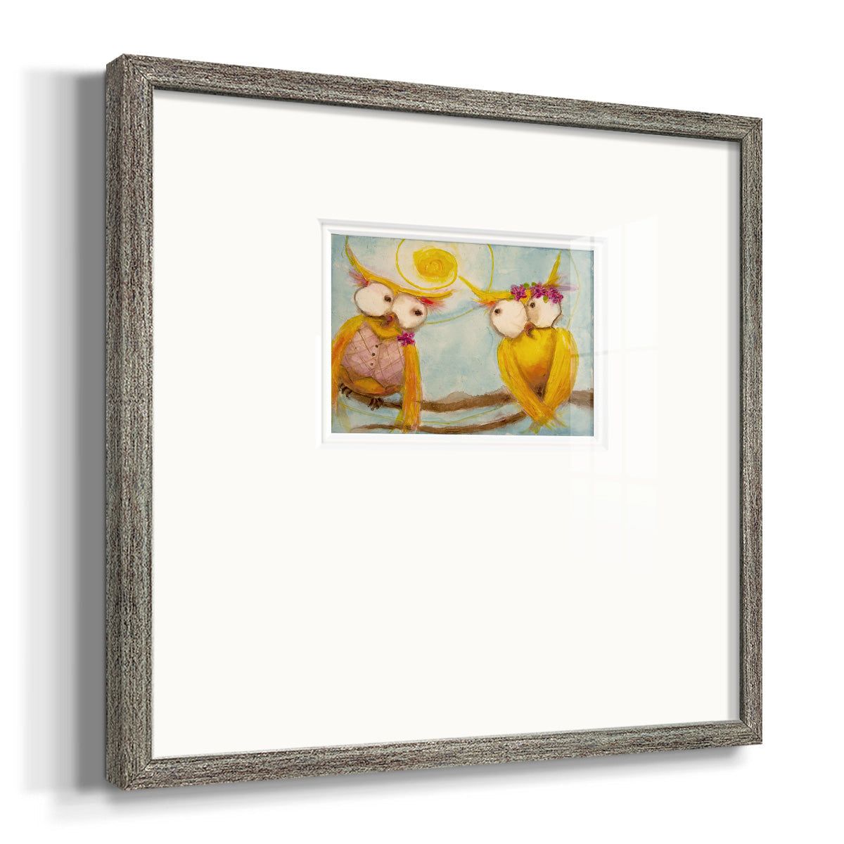 Hoos Branch for Two Premium Framed Print Double Matboard