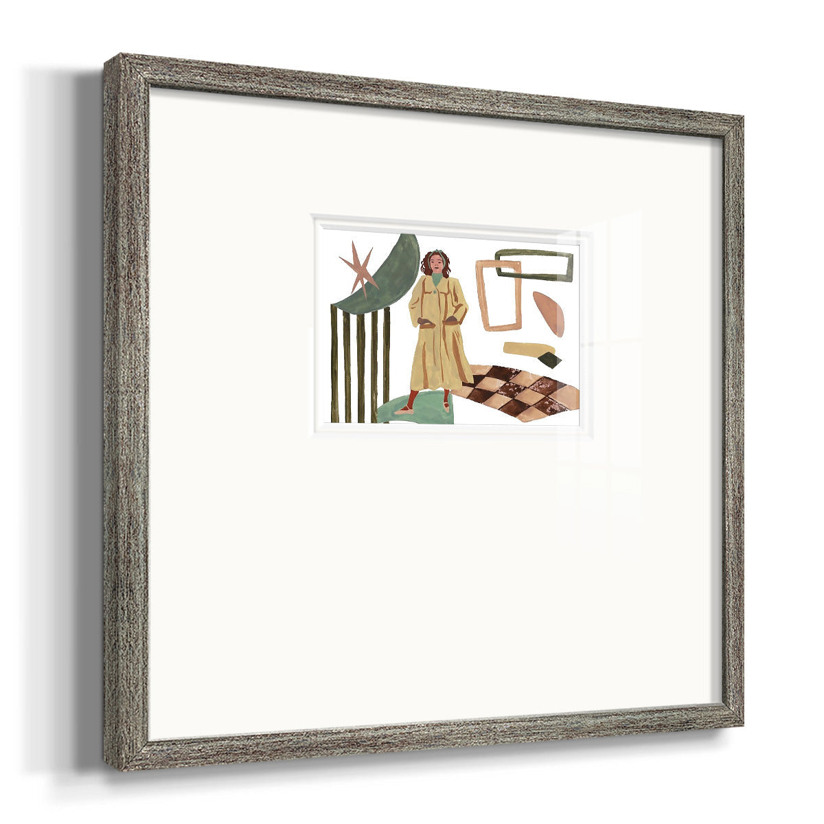 Vintage Vibes VI Premium Framed Print Double Matboard