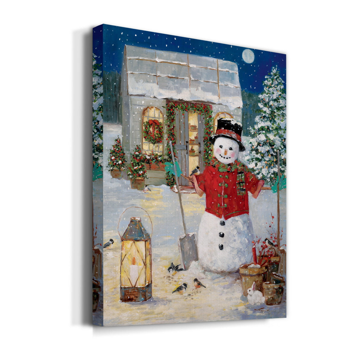 Holiday Garden Premium Gallery Wrapped Canvas - Ready to Hang