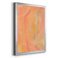 Peach Bliss II - Modern Framed Canvas Print