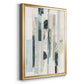 Paper Strata II - Modern Framed Canvas Print