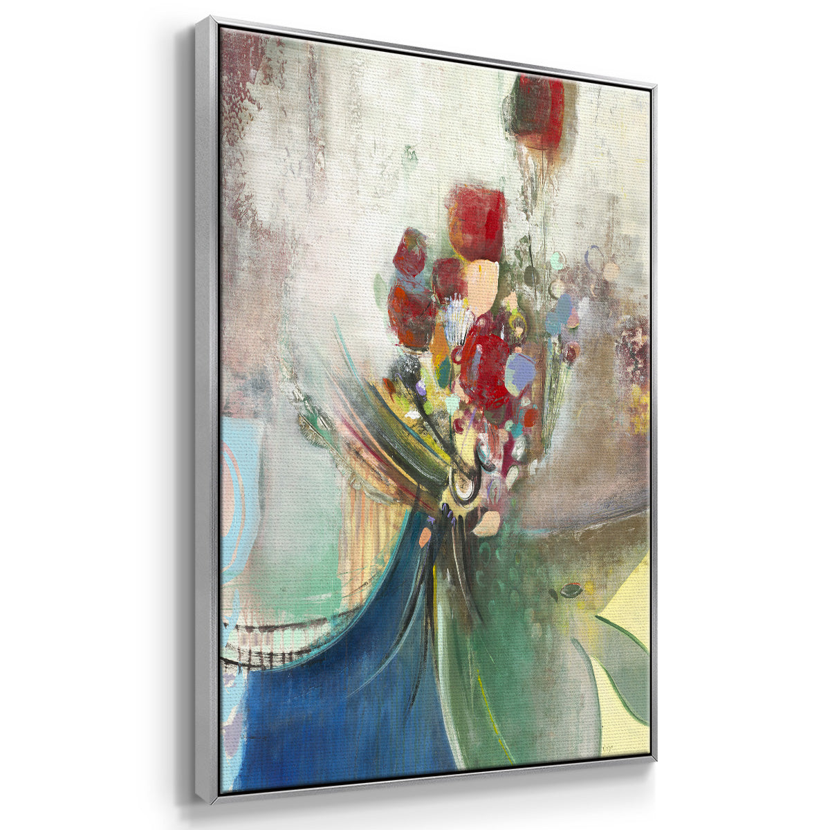 Celebration II - Framed Premium Gallery Wrapped Canvas L Frame - Ready to Hang