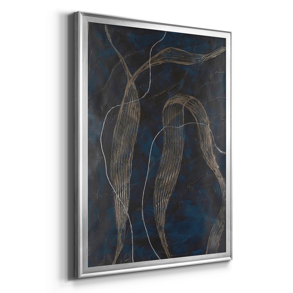 Laminar Flow I - Modern Framed Canvas Print