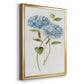 Petite Blue Hydrangea II - Modern Framed Canvas Print