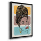 Head Wrap I - Modern Framed Canvas Print