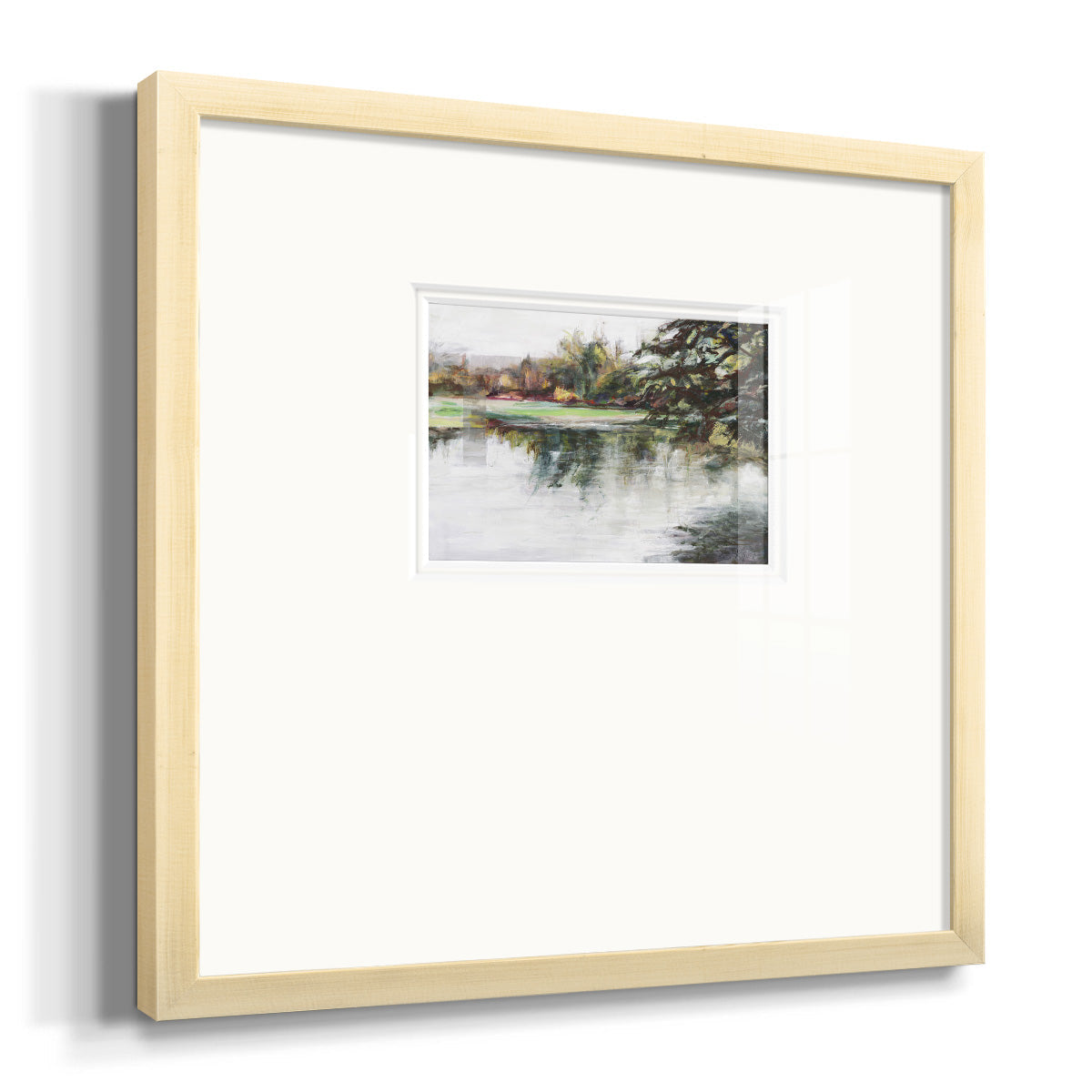 Upon Reflection- Premium Framed Print Double Matboard