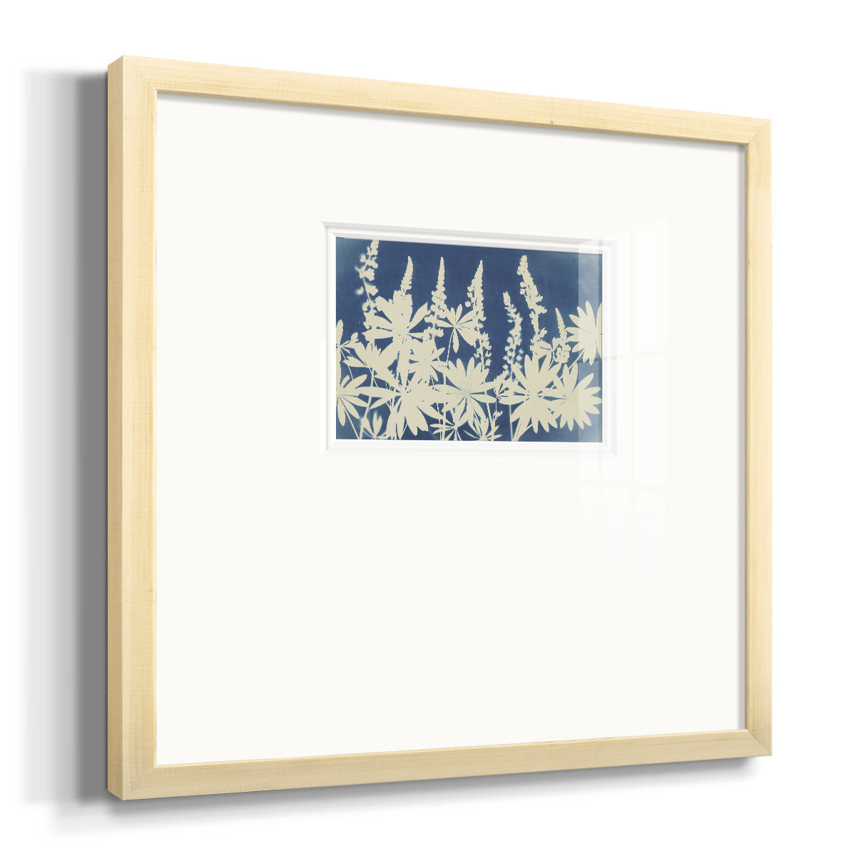 Lovely Lupine Premium Framed Print Double Matboard