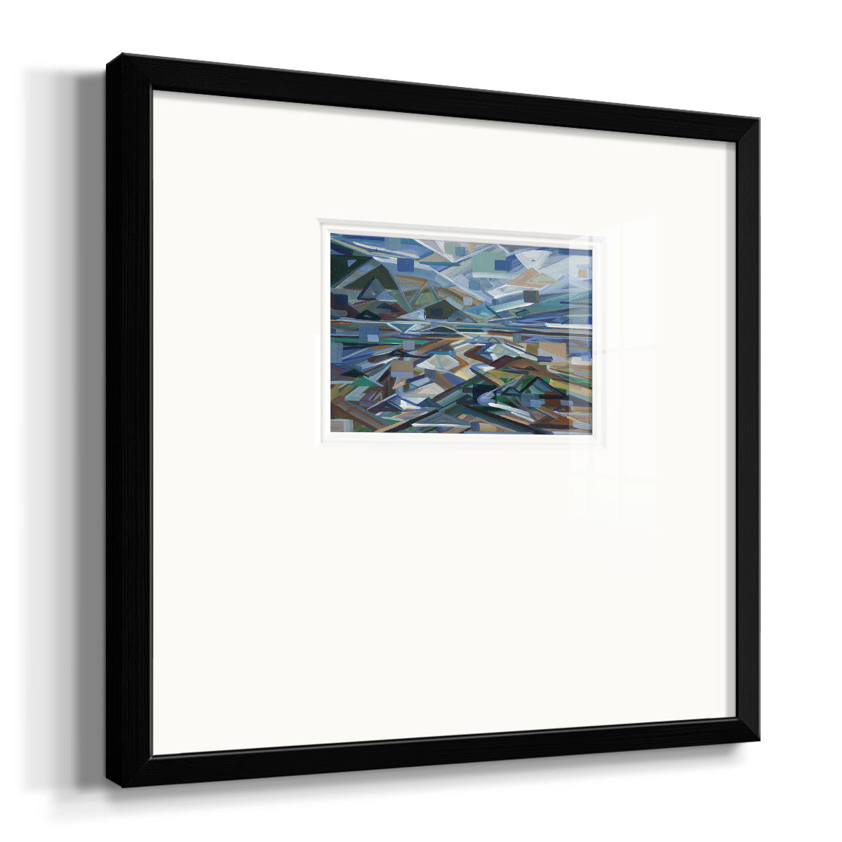 Low Tide- Premium Framed Print Double Matboard