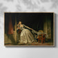 The Stolen Kiss (Le Baiser à la dérobée), c. 1788 - Floater Framed Canvas Print