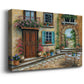 Tuscan Courtyard Premium Gallery Wrapped Canvas - Ready to Hang