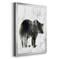 Bear Totem - Modern Framed Canvas Print