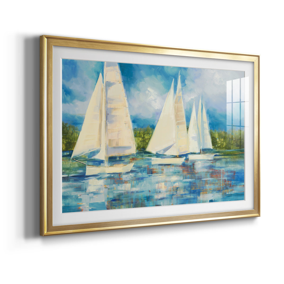 Clear Sailing Premium Framed Print - Ready to Hang