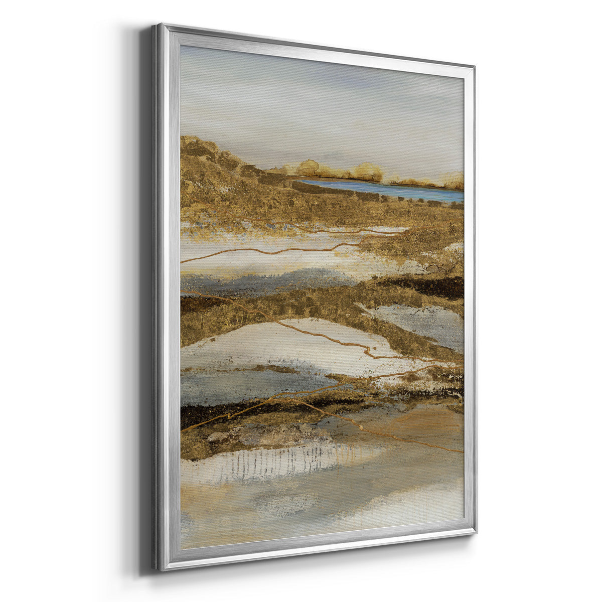 Let's Go Over There - Modern Framed Canvas Print