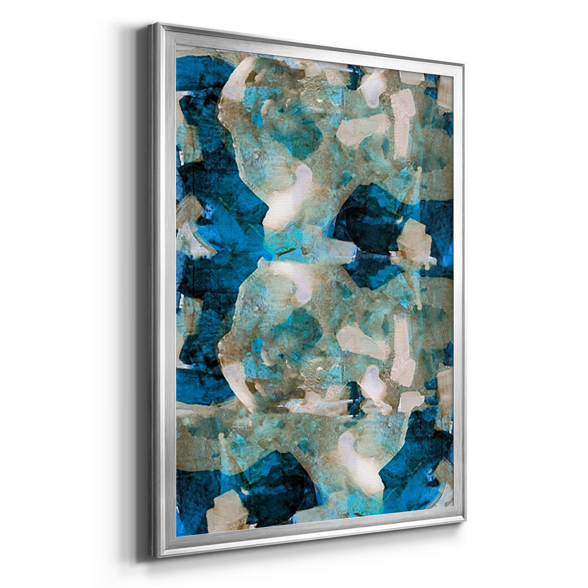 Impasto II - Modern Framed Canvas Print