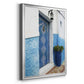 Morocco Door - Modern Framed Canvas Print