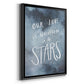 Celestial Love IV - Modern Framed Canvas Print