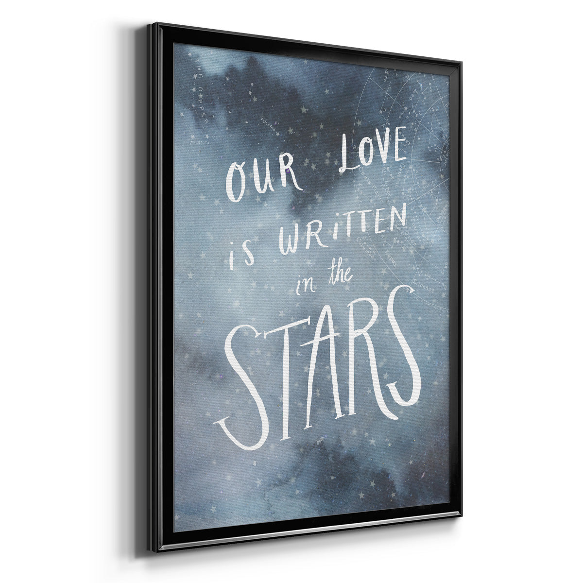 Celestial Love IV - Modern Framed Canvas Print
