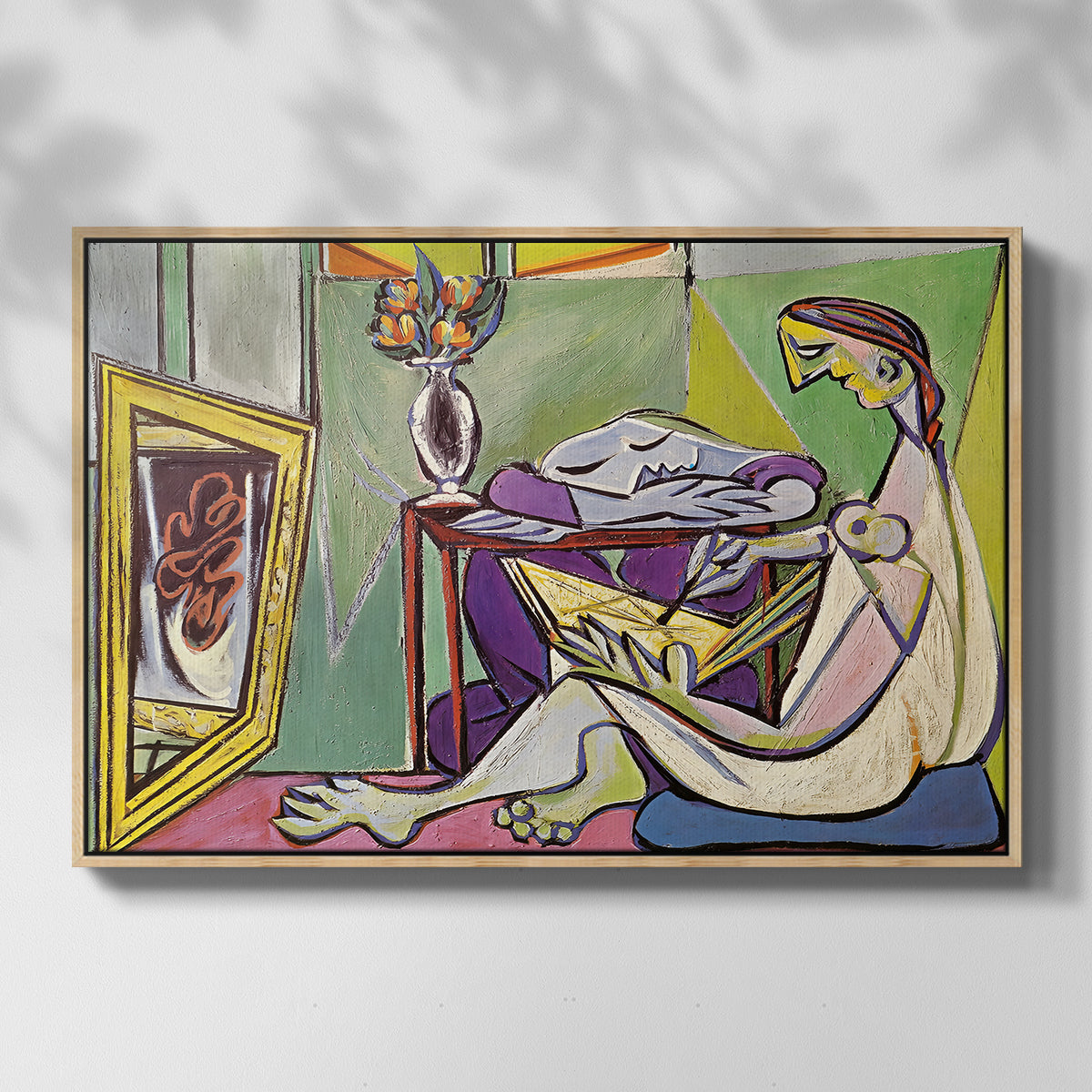 The Muse, 1935 - Floater Framed Canvas Print