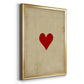Small Heart - Modern Framed Canvas Print