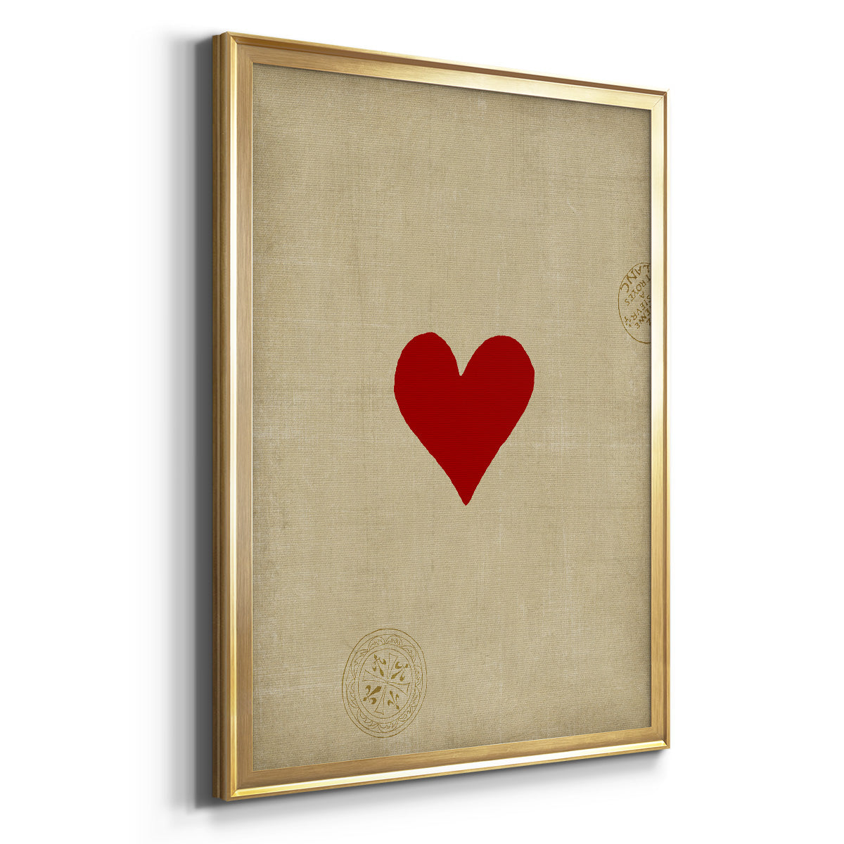 Small Heart - Modern Framed Canvas Print