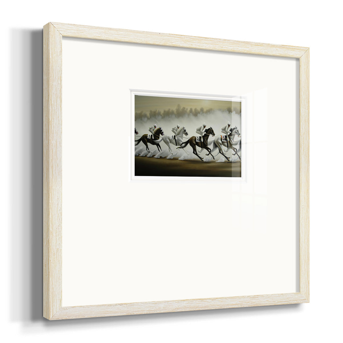 Dusty Race Premium Framed Print Double Matboard