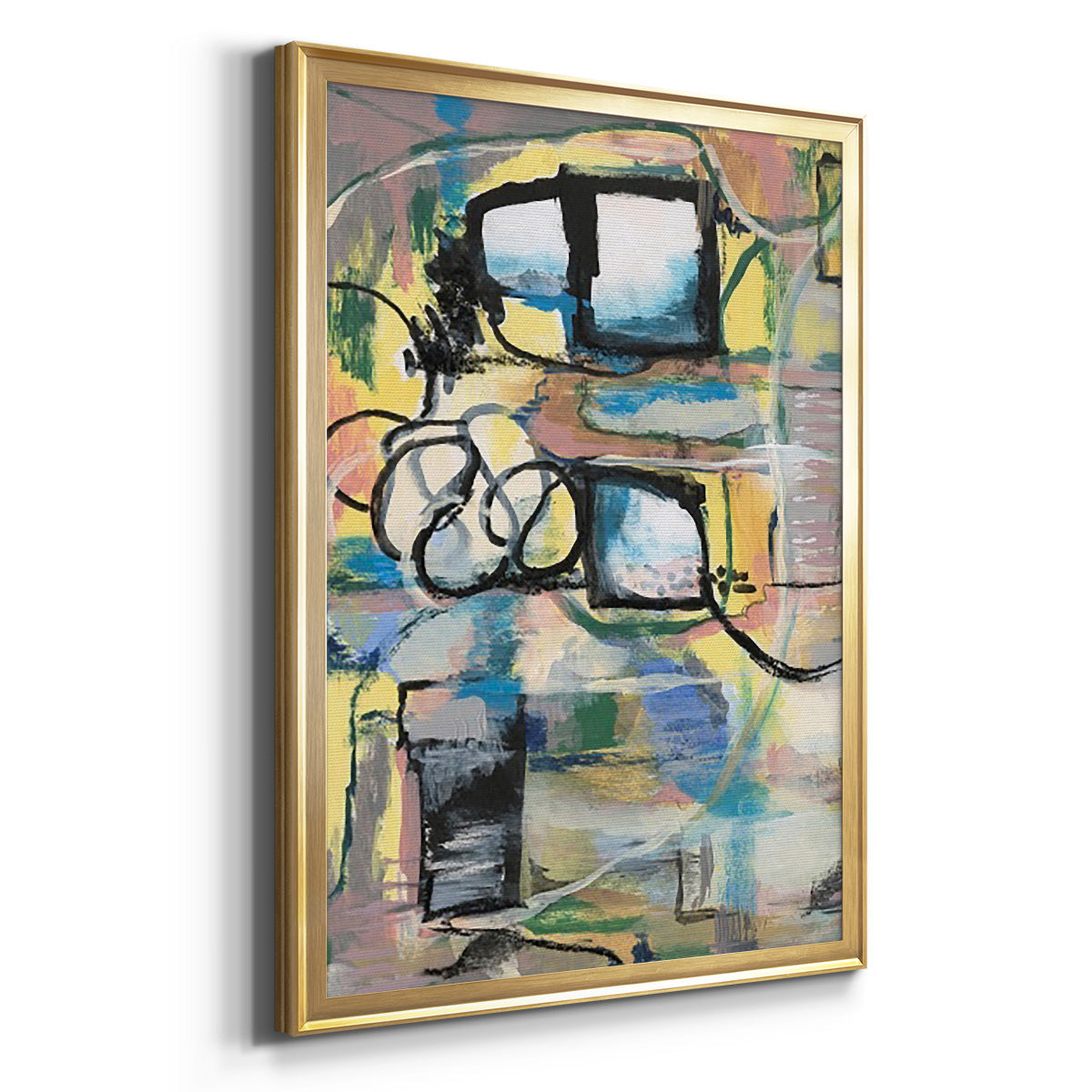 Memory Screen I - Modern Framed Canvas Print