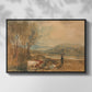 Lulworth Castle, Dorset, c. 1820 - Floater Framed Canvas Print
