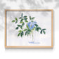 45307,watercolor,painting,blue flowers,green leaves,clear vase,artwork,floral arrangement,home decor,interior design,botanical,art print,nature,still life,decoration,gallery wall,colors,creativity,aesthetics,design concept,light background,floral art,indoor plants,refreshing,tranquil,botanical illustration,modern art,handmade,natural beauty,soft tones,visual art,unique design,painting medium,personalized decor,floral display,contemporary art,decorative frame,Re-stickable,Text & Numbers