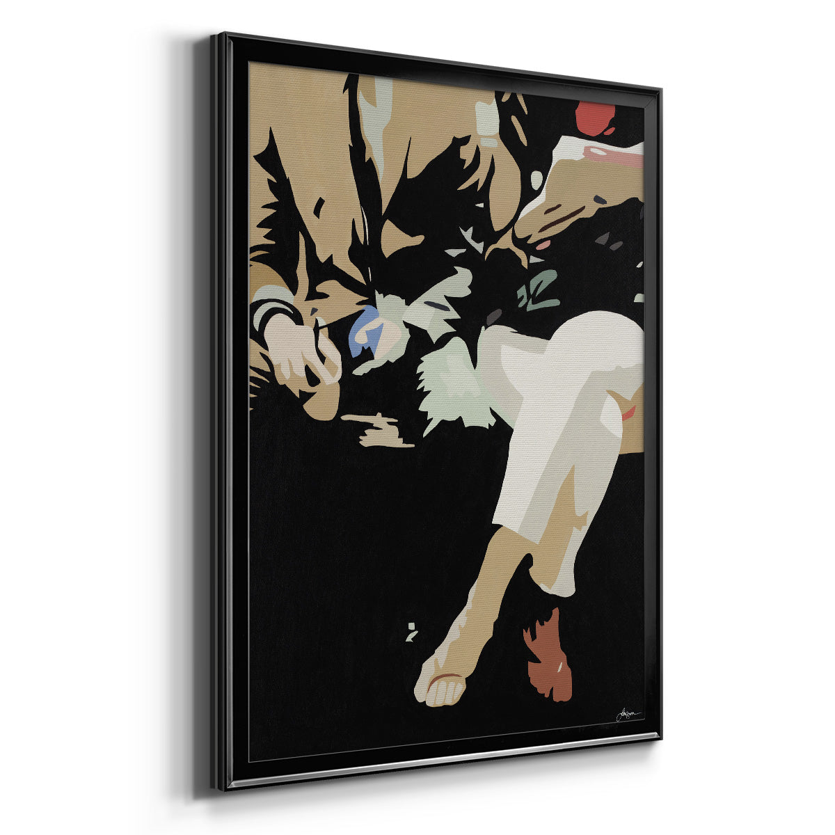 Them #4 -  Framed Canvas Print