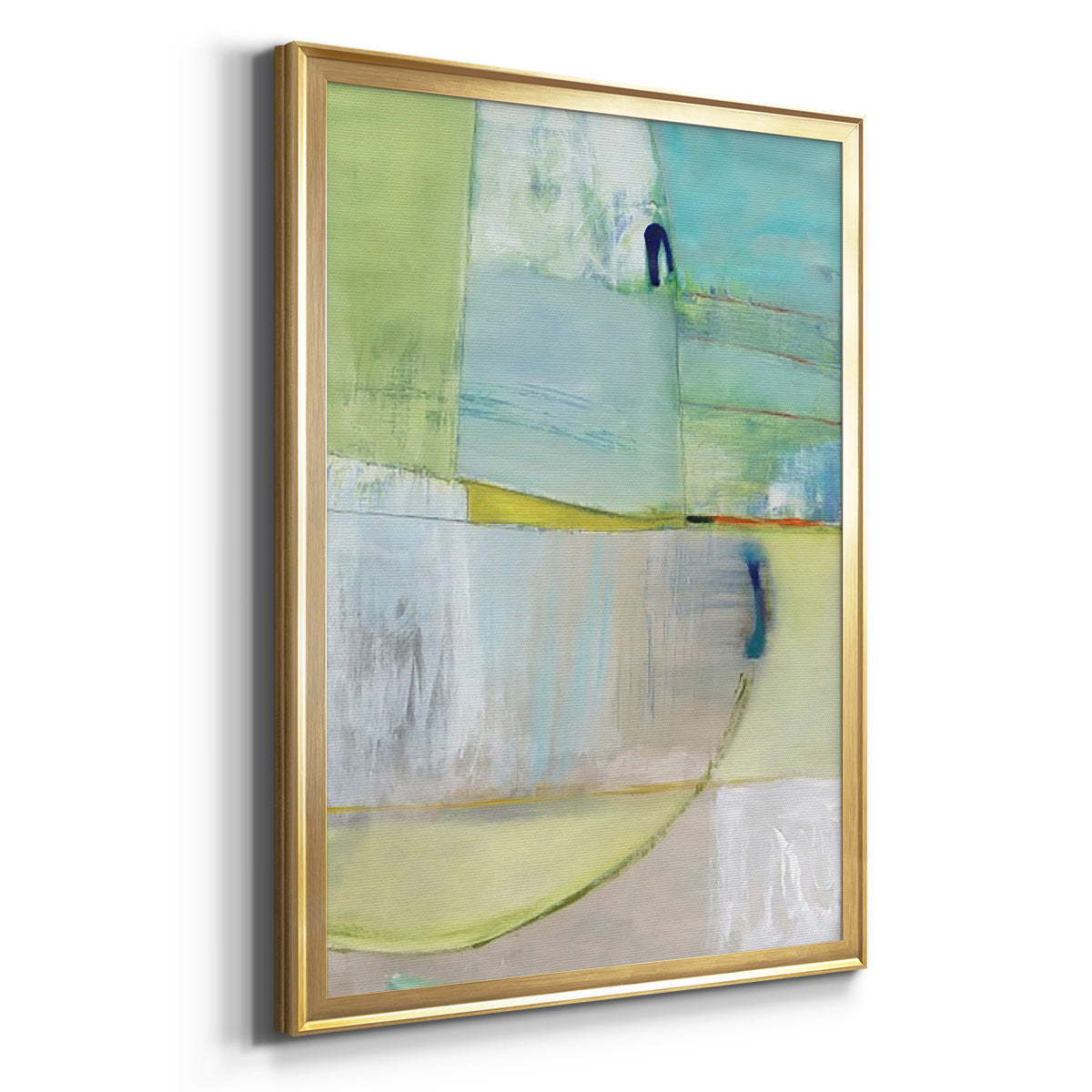 Incoming - Modern Framed Canvas Print