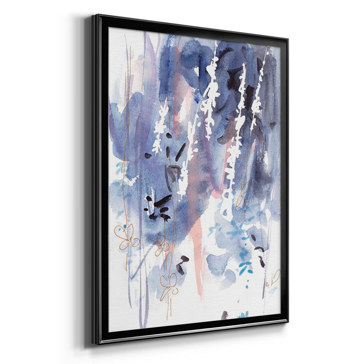 Late Night Breeze III - Modern Framed Canvas Print