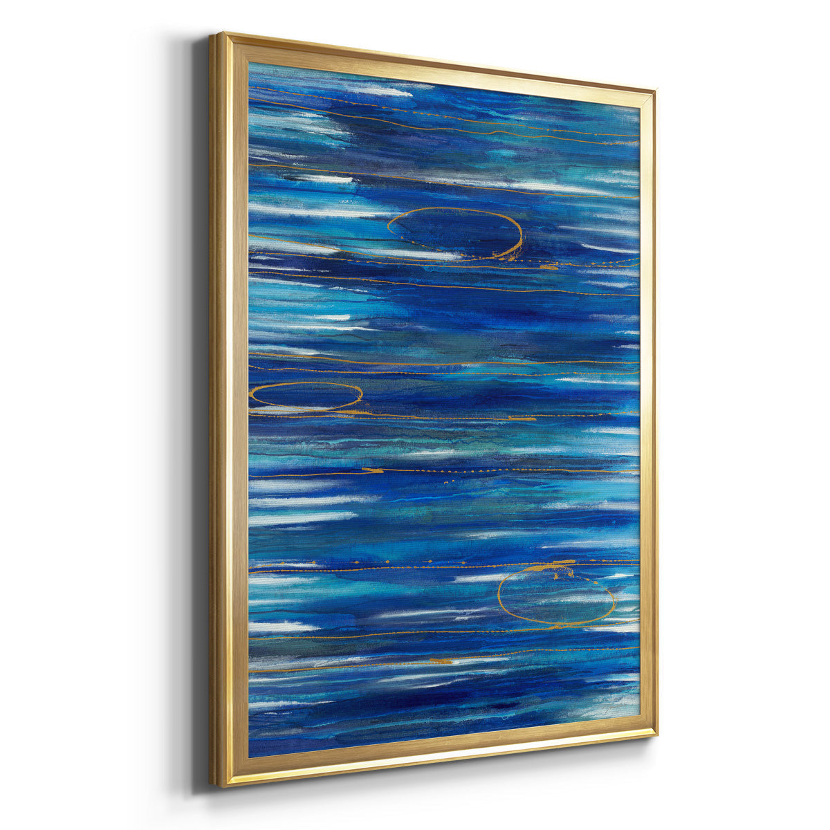 Waterworld - Modern Framed Canvas Print