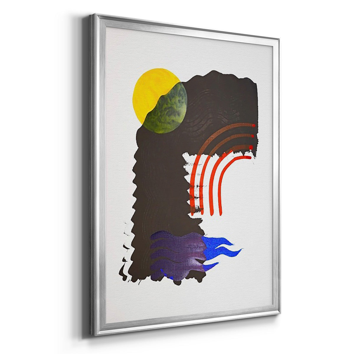 Shifting IV - Modern Framed Canvas Print