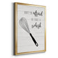 Take A Whisk - Modern Framed Canvas Print