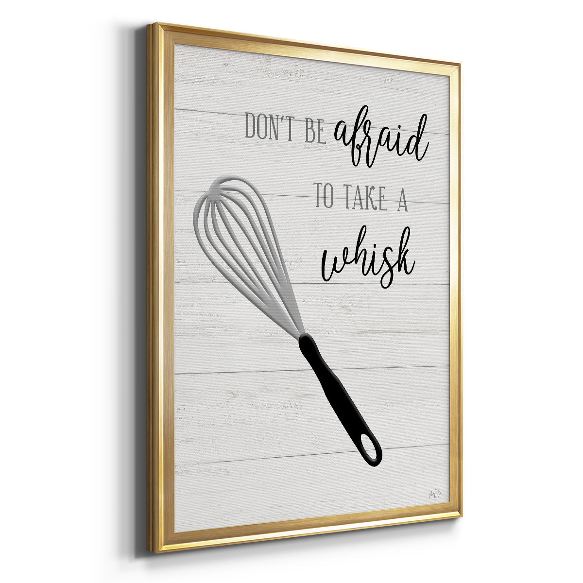 Take A Whisk - Modern Framed Canvas Print