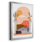 Paper Scene IV - Modern Framed Canvas Print