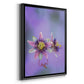 Exotic Flower Burst II - Modern Framed Canvas Print