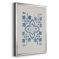 Monochrome Terra Mesa Tile I - Modern Framed Canvas Print