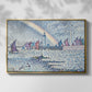Entrance to the Port of Honfleur, 1899 - Floater Framed Canvas Print