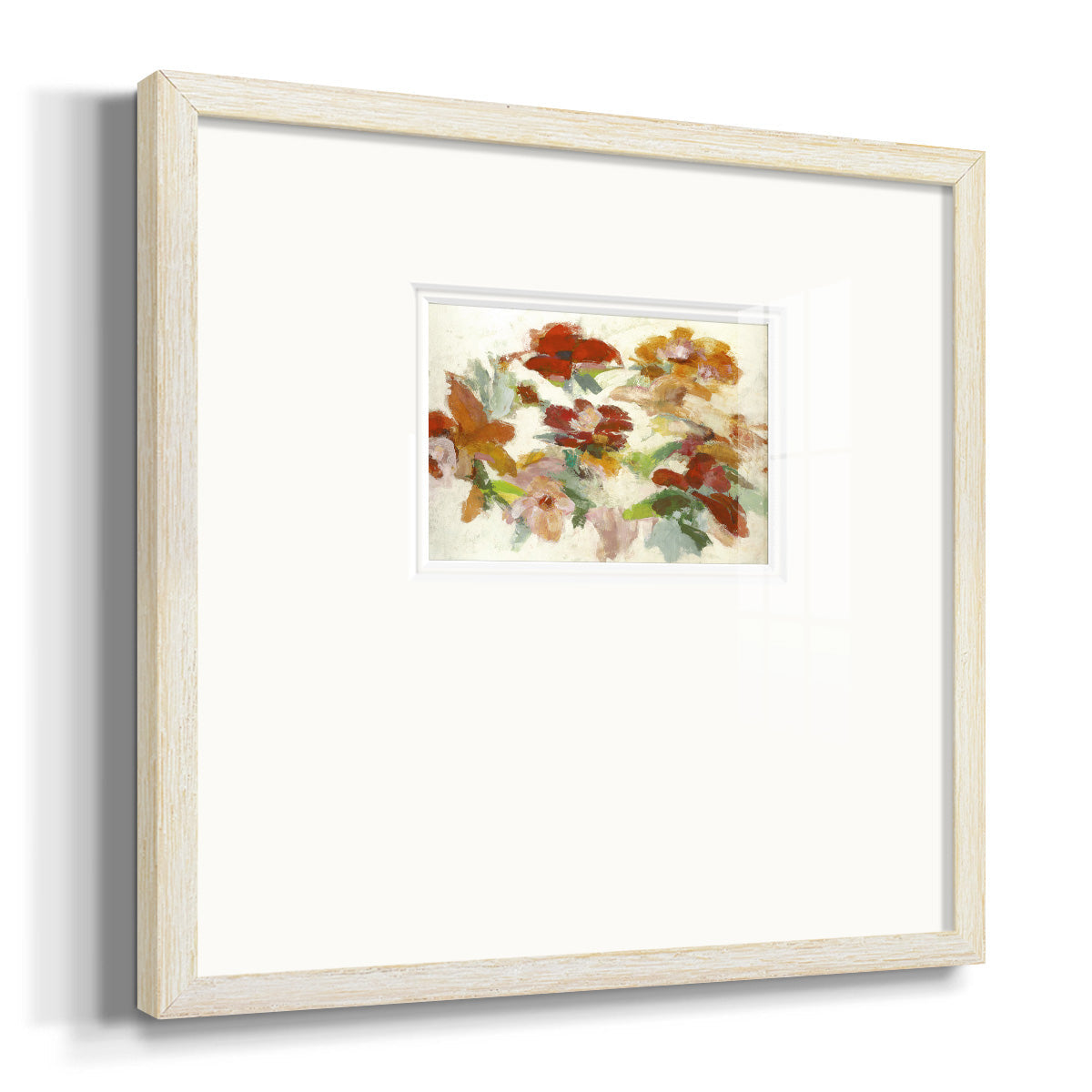 Floral Impressions V1- Premium Framed Print Double Matboard