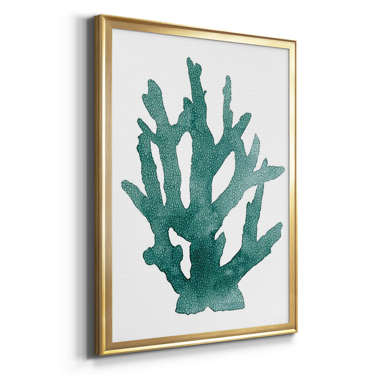 Coral Souvenirs I - Modern Framed Canvas Print