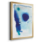 Spare Blue II - Modern Framed Canvas Print