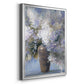 Lavender Explosion Revisited - Modern Framed Canvas Print