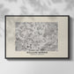 Fleurs, 1866 (Morris Inspired) - Floater Framed Canvas Print
